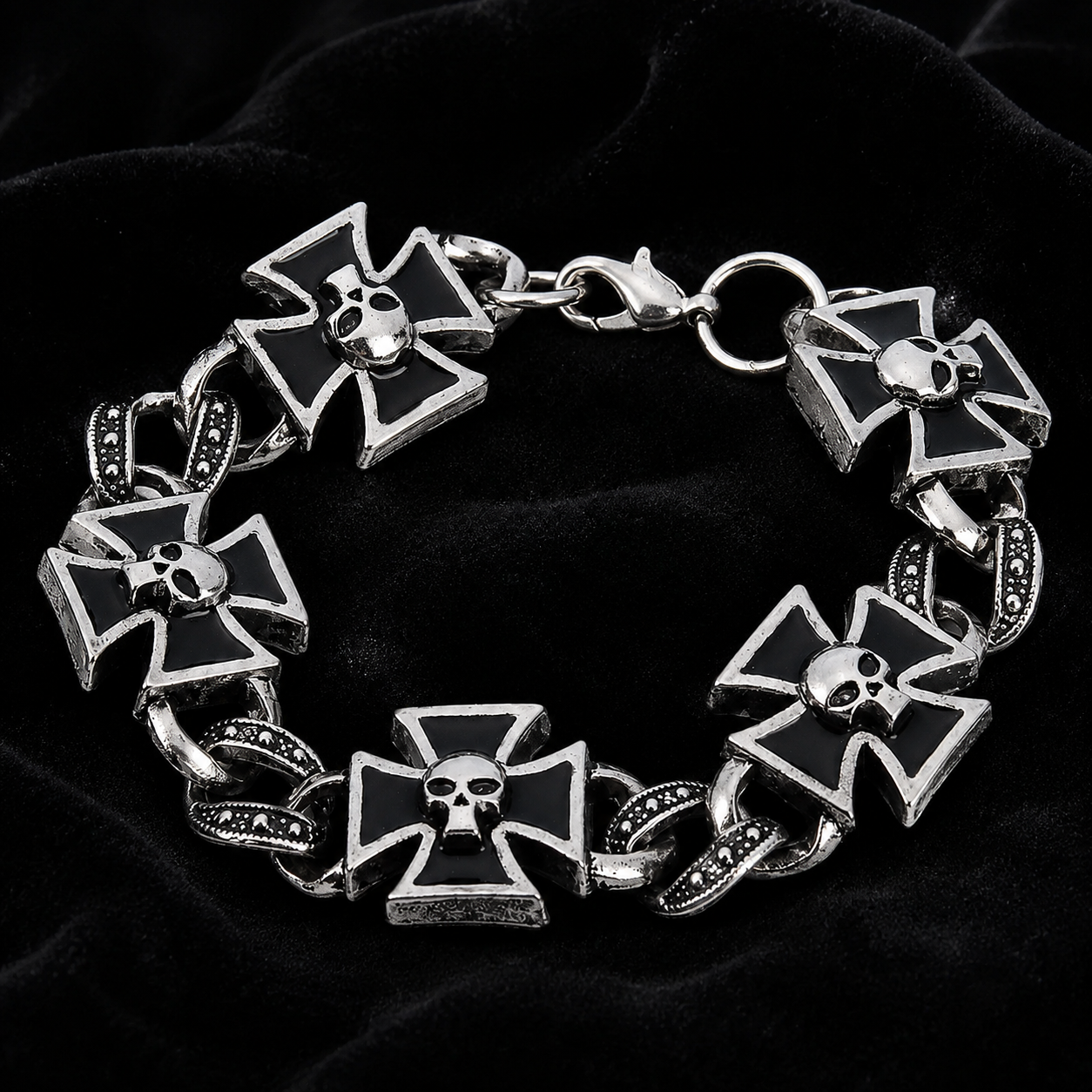 Iron Cross Bracelet